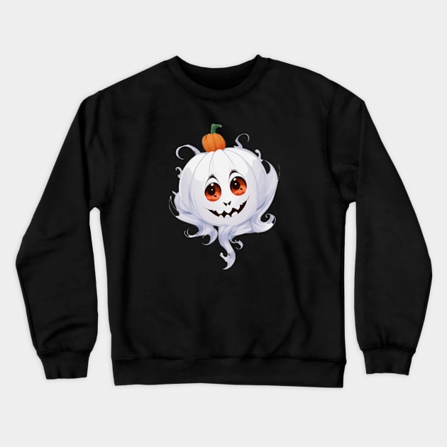 A funny halloween boo pumpkin Crewneck Sweatshirt by halazidan